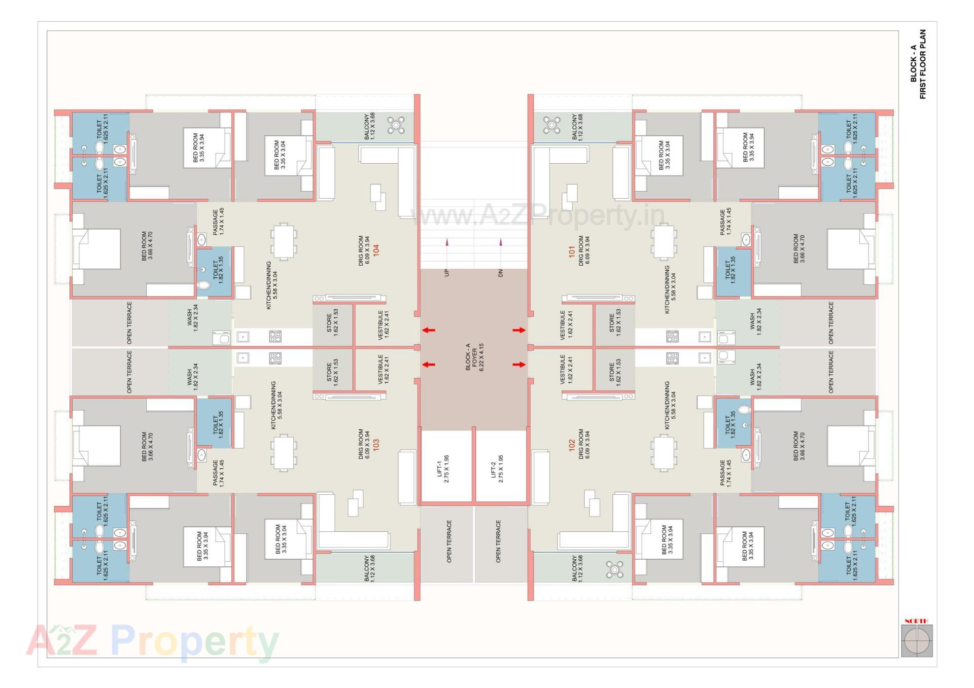 Layout of real estate project Viva Luxuria located at Hathijan, Ahmedabad, Gujarat