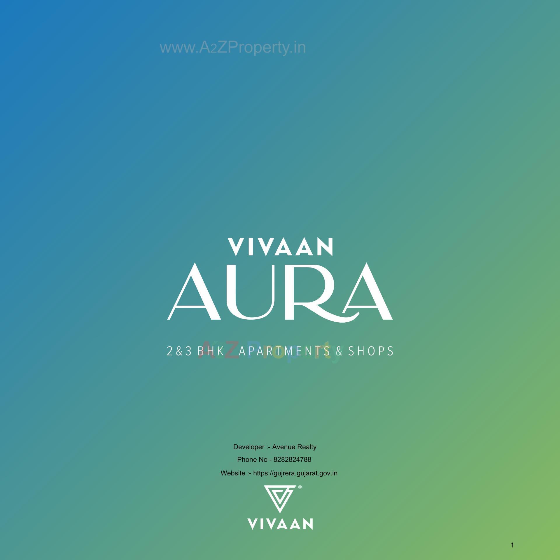  of real estate project Vivaan Aura located at Zundal, Ahmedabad, Gujarat