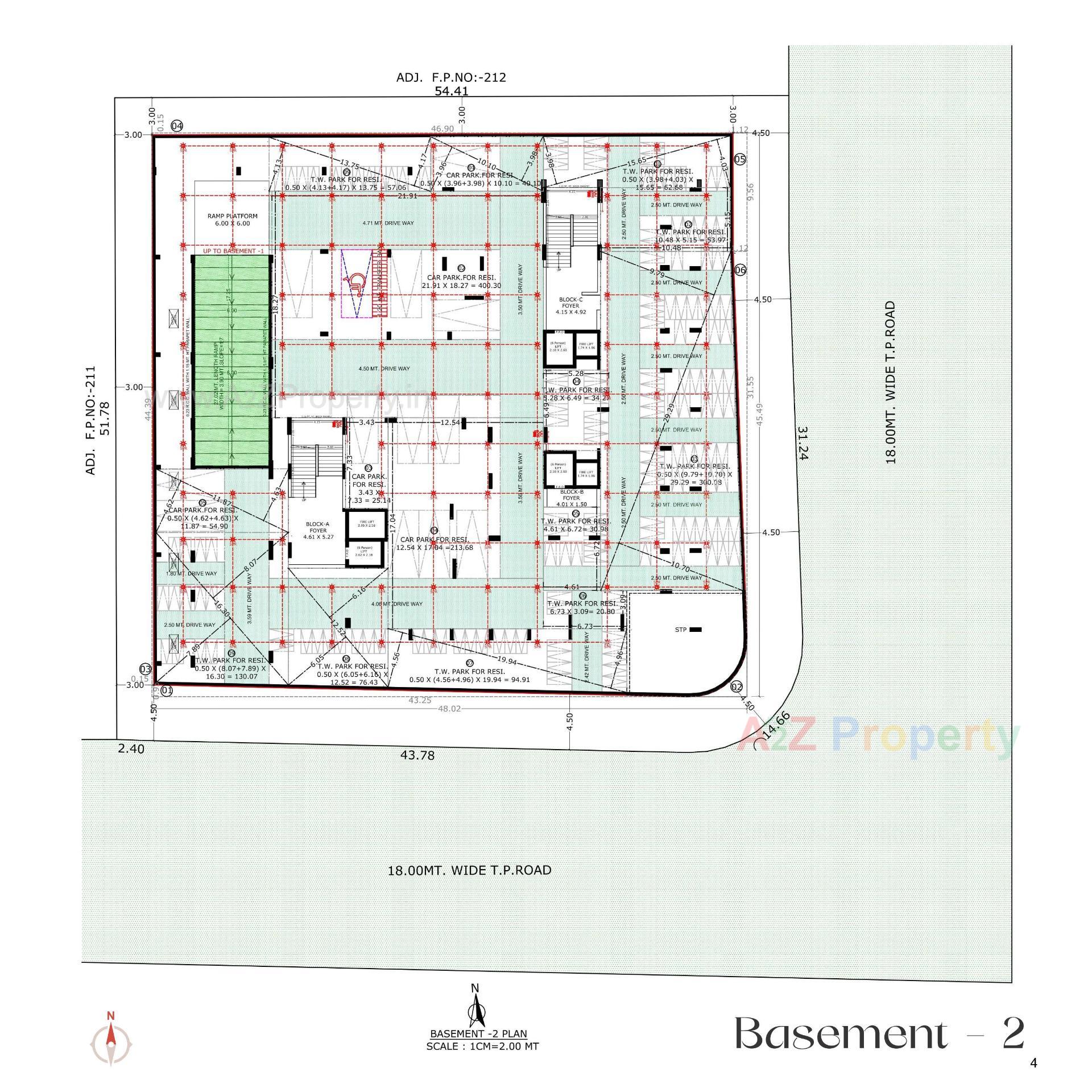 Layout of real estate project Vivaan Aura located at Zundal, Ahmedabad, Gujarat