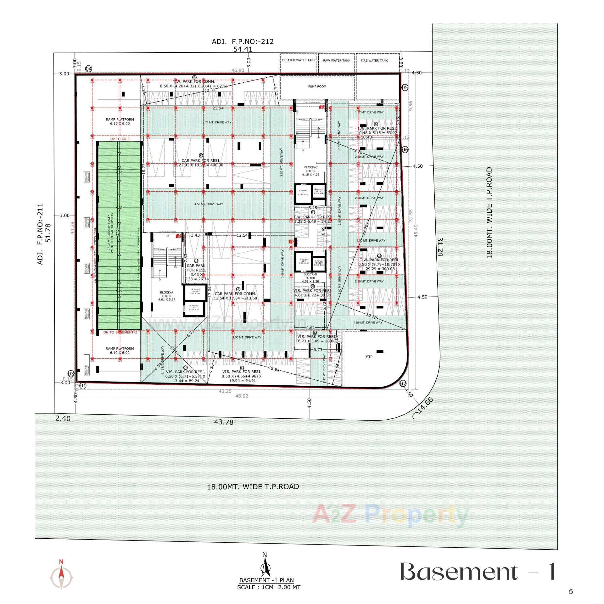 Layout of real estate project Vivaan Aura located at Zundal, Ahmedabad, Gujarat