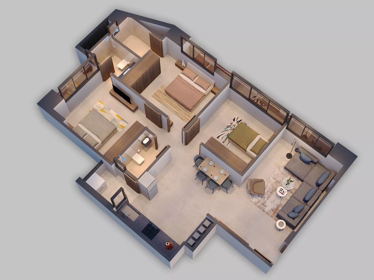 135449 of real estate project Vivaan Elysium located at Zundal, Ahmedabad, Gujarat