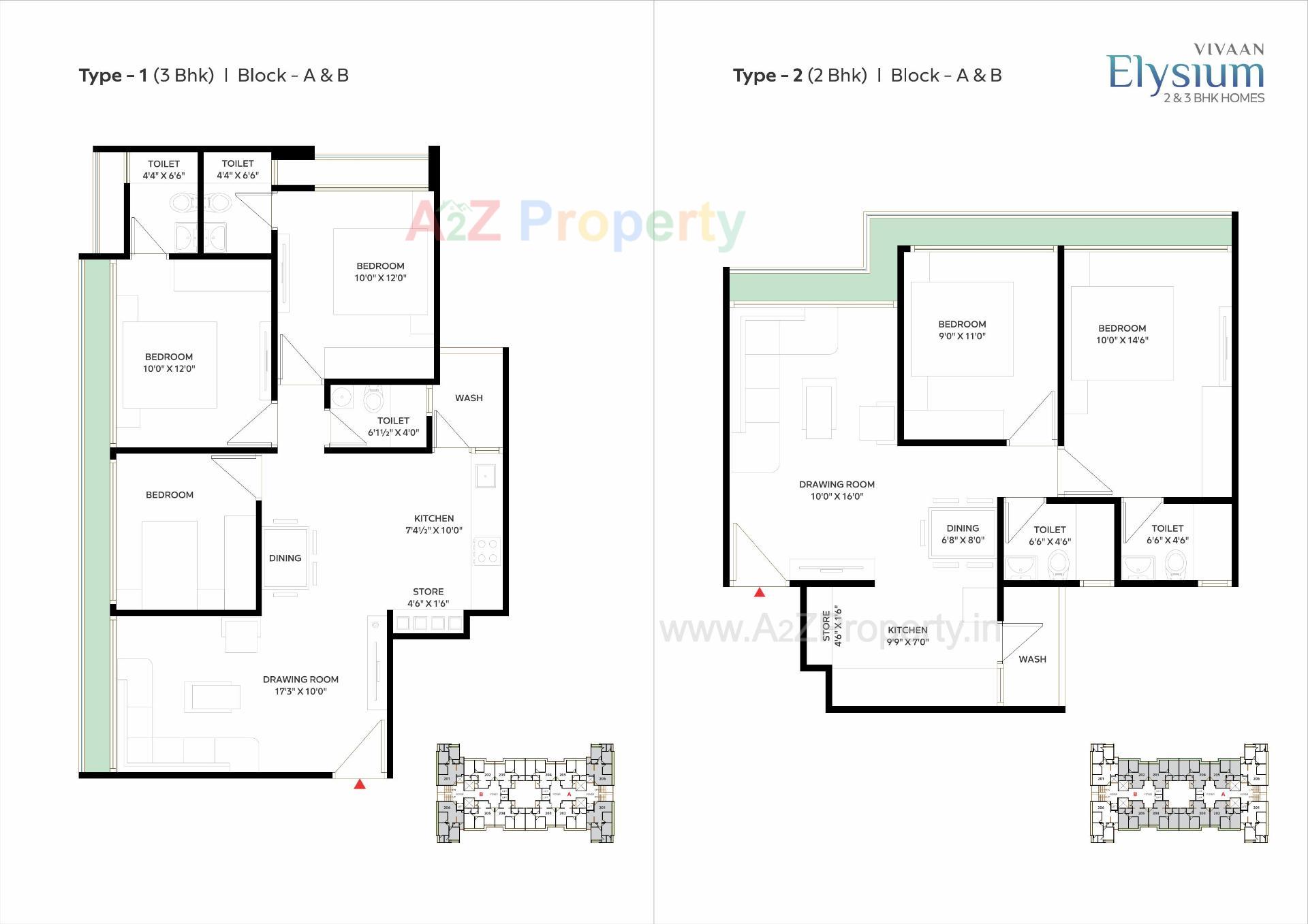 Layout of real estate project Vivaan Elysium located at Zundal, Ahmedabad, Gujarat