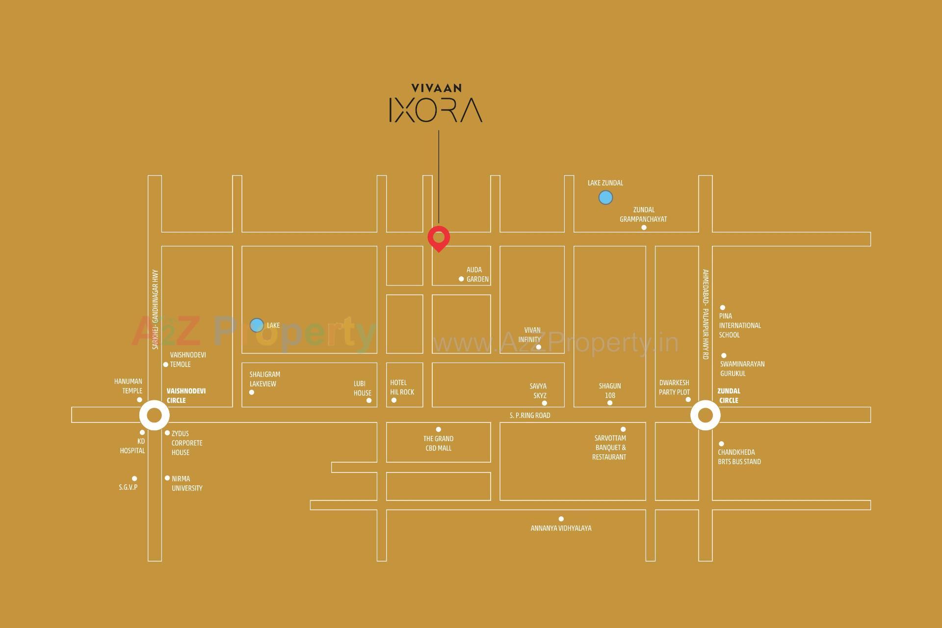  of real estate project Vivaan Ixora located at Zundal, Ahmedabad, Gujarat