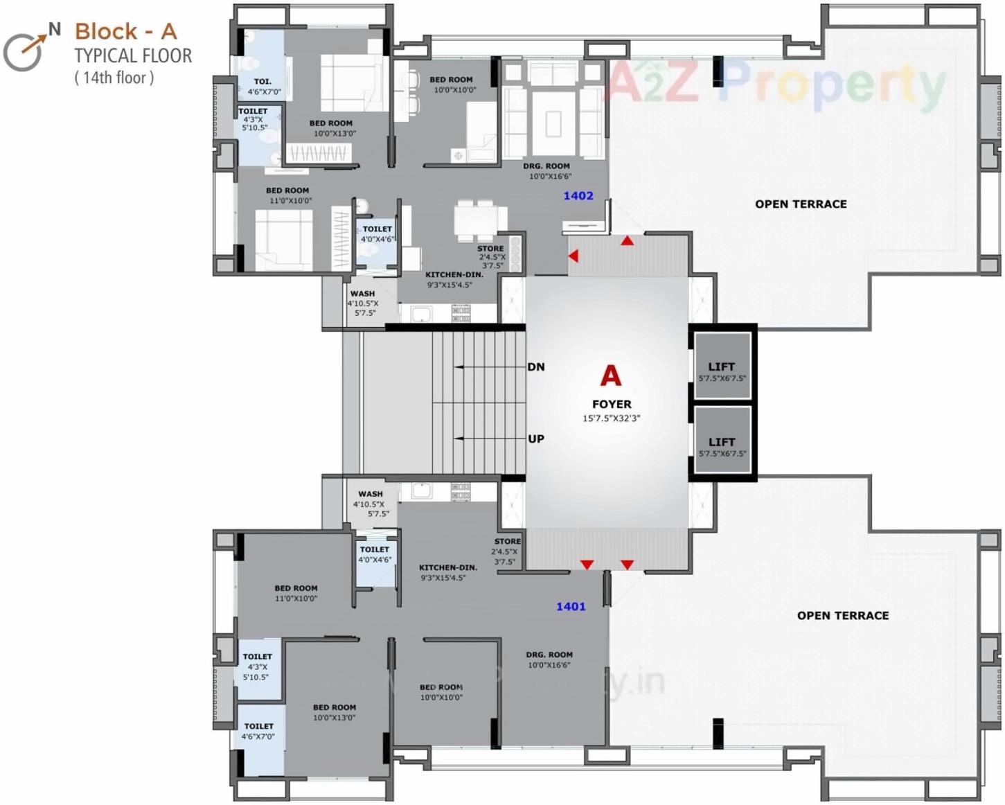 Layout of real estate project Vivanta Heights located at Ahmedabad, Ahmedabad, Gujarat