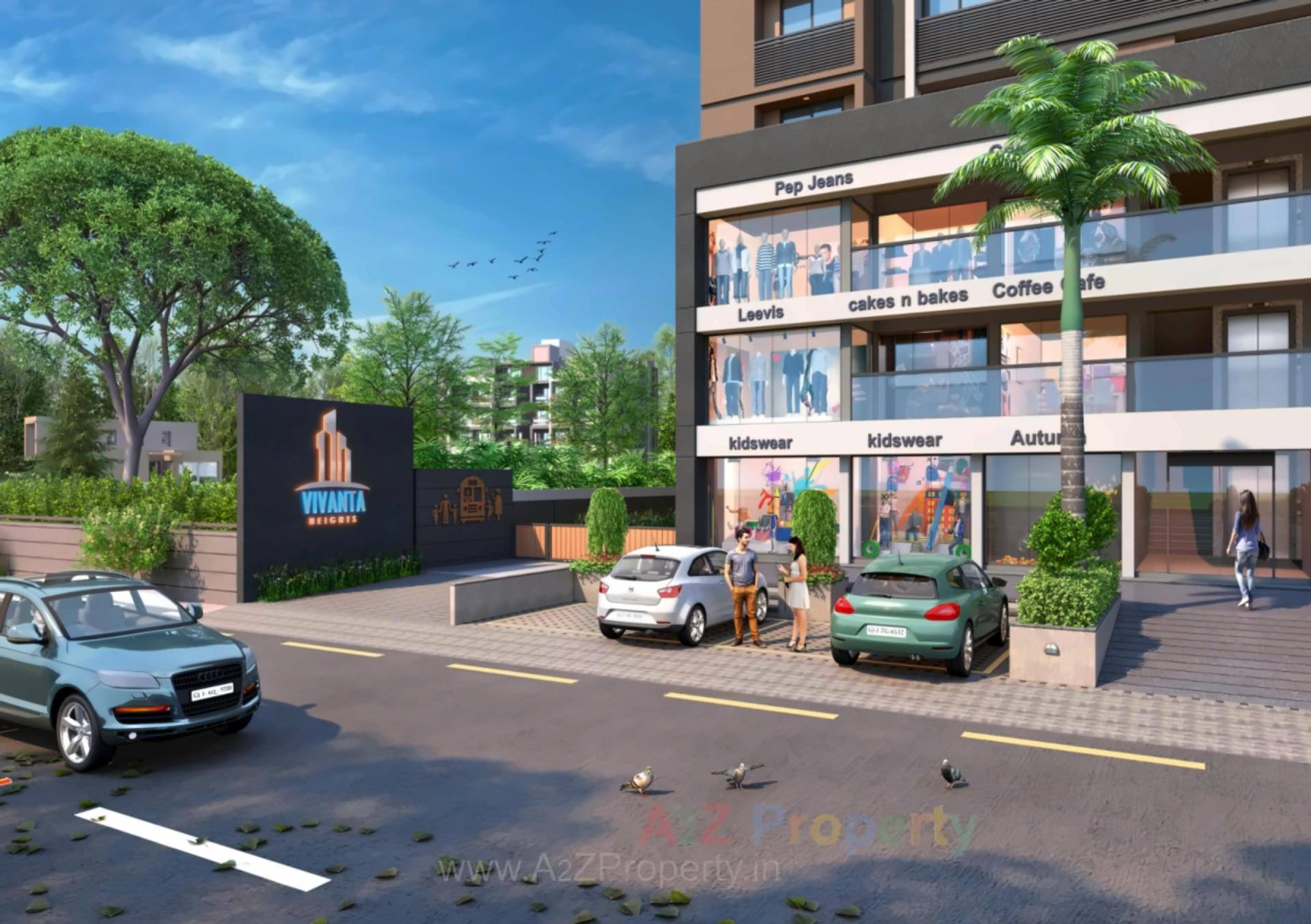 3D Elevation of real estate project Vivanta Heights located at Ahmedabad, Ahmedabad, Gujarat