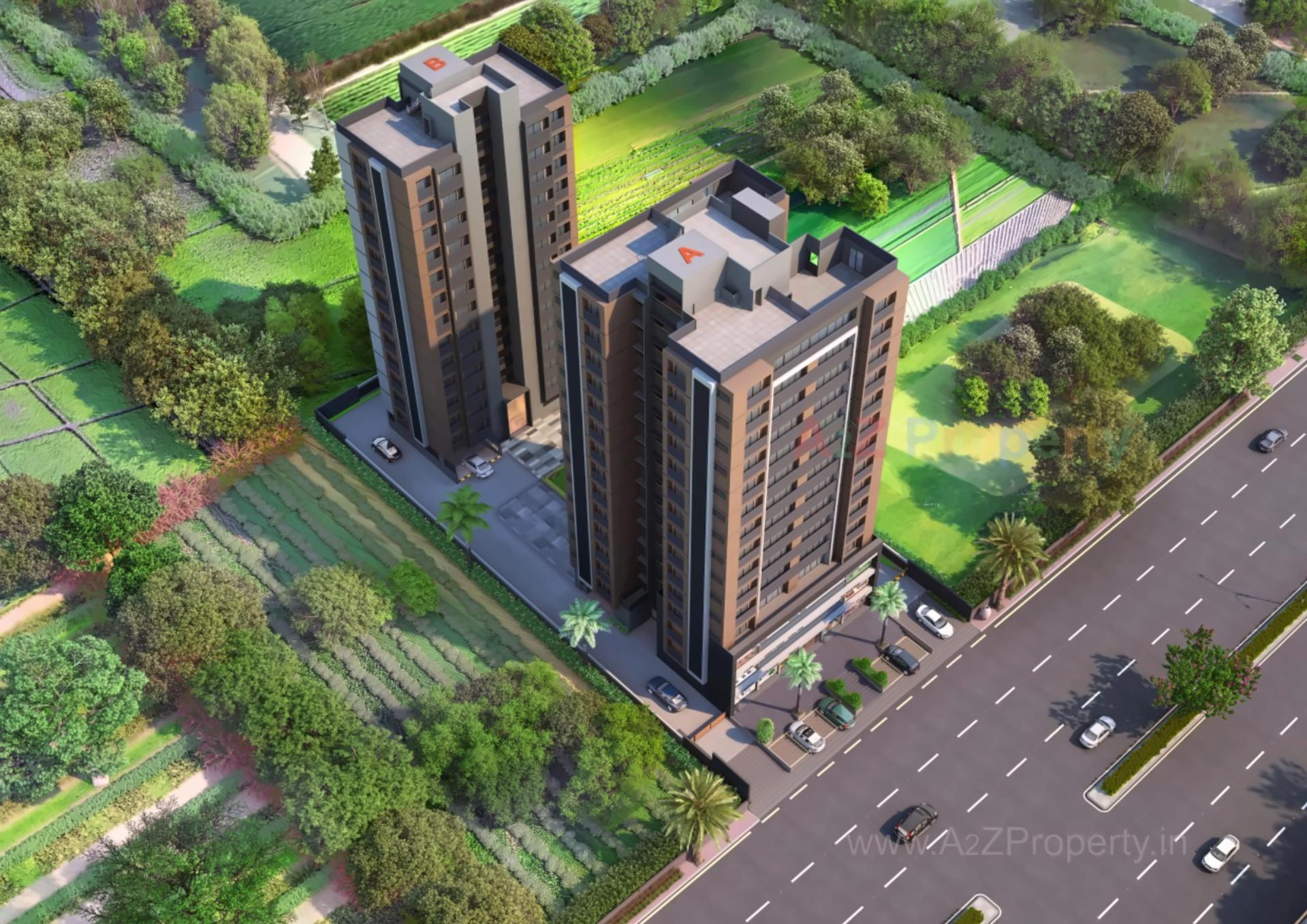 3D Elevation of real estate project Vivanta Heights located at Ahmedabad, Ahmedabad, Gujarat