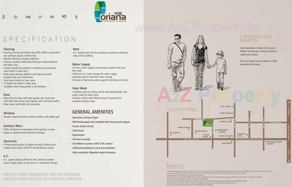  of real estate project Vraj Oriana located at Vejalpur, Ahmedabad, Gujarat