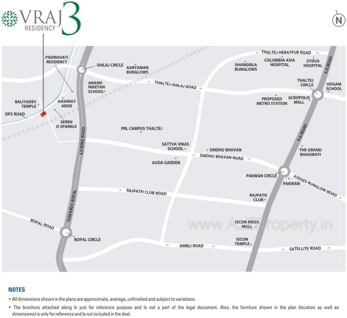  of real estate project Vraj Residency located at Shilaj, Ahmedabad, Gujarat