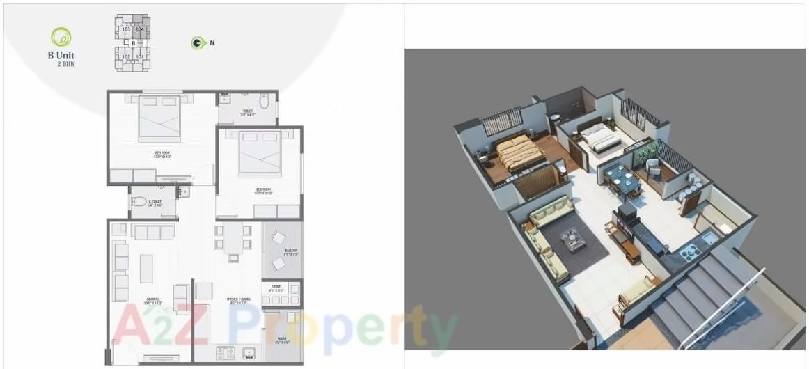 Layout of real estate project Vraj Residency located at Gota, Ahmedabad, Gujarat
