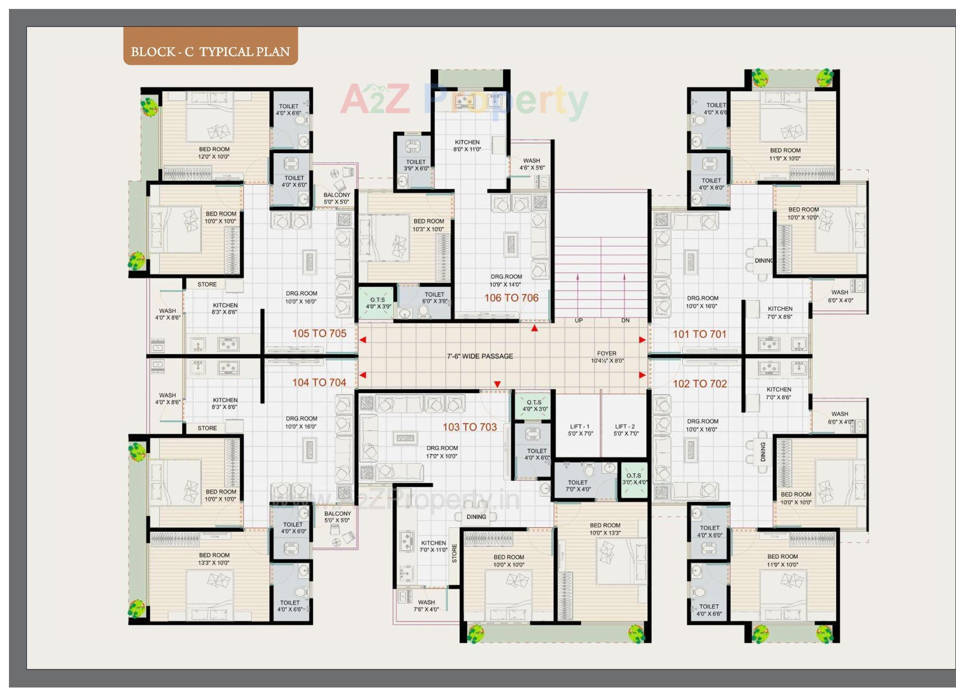 Layout of real estate project Vraj Residency located at Vatva, Ahmedabad, Gujarat
