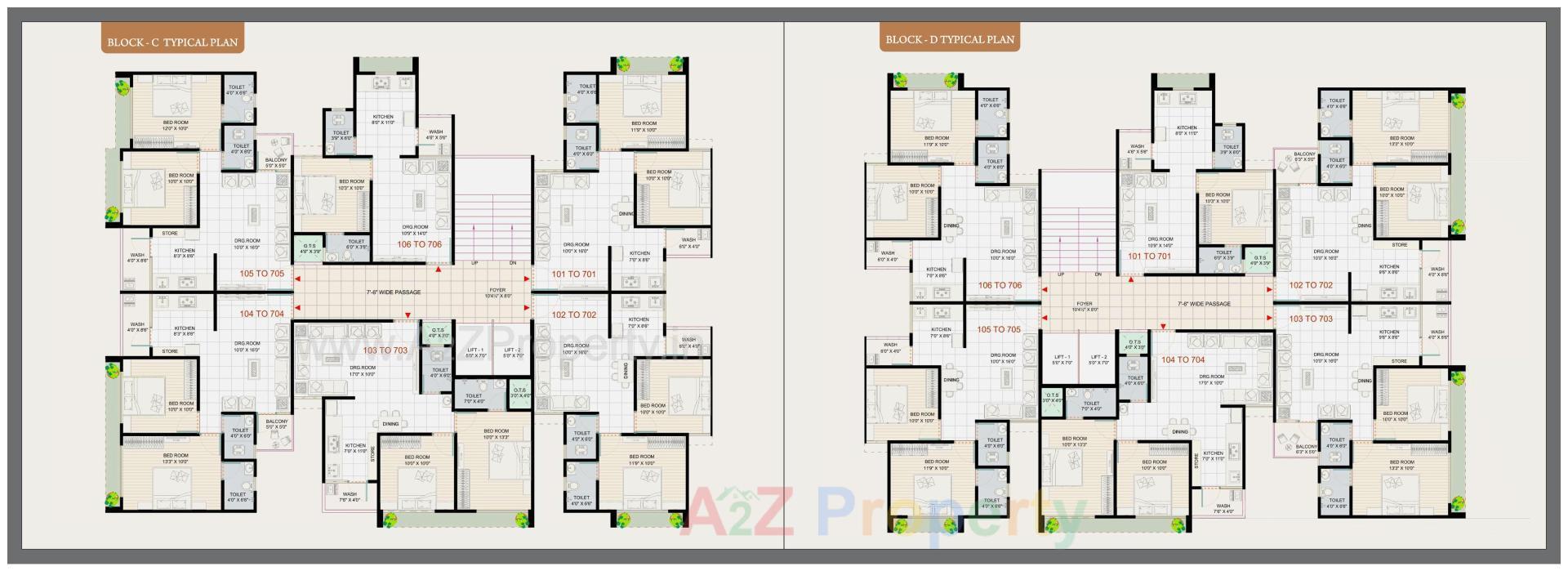 Layout of real estate project Vraj Residency located at Vatva, Ahmedabad, Gujarat