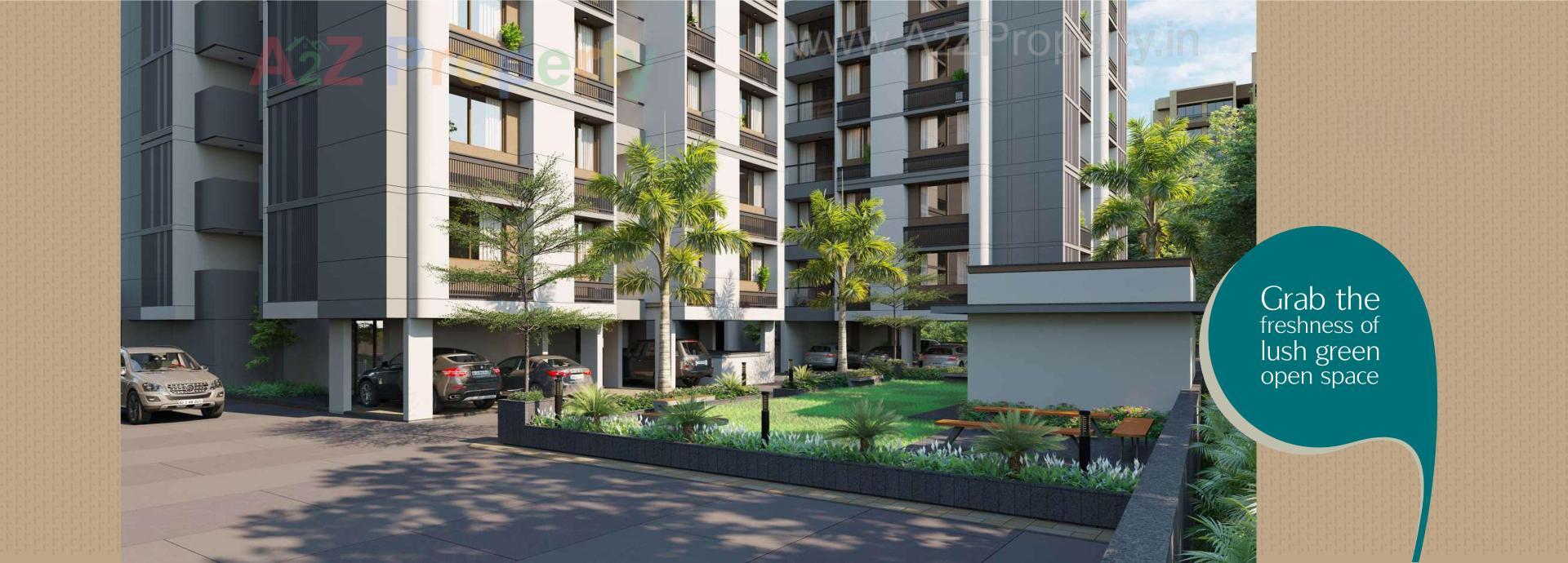 3D Elevation of real estate project Vraj Vatika located at Vastral, Ahmedabad, Gujarat
