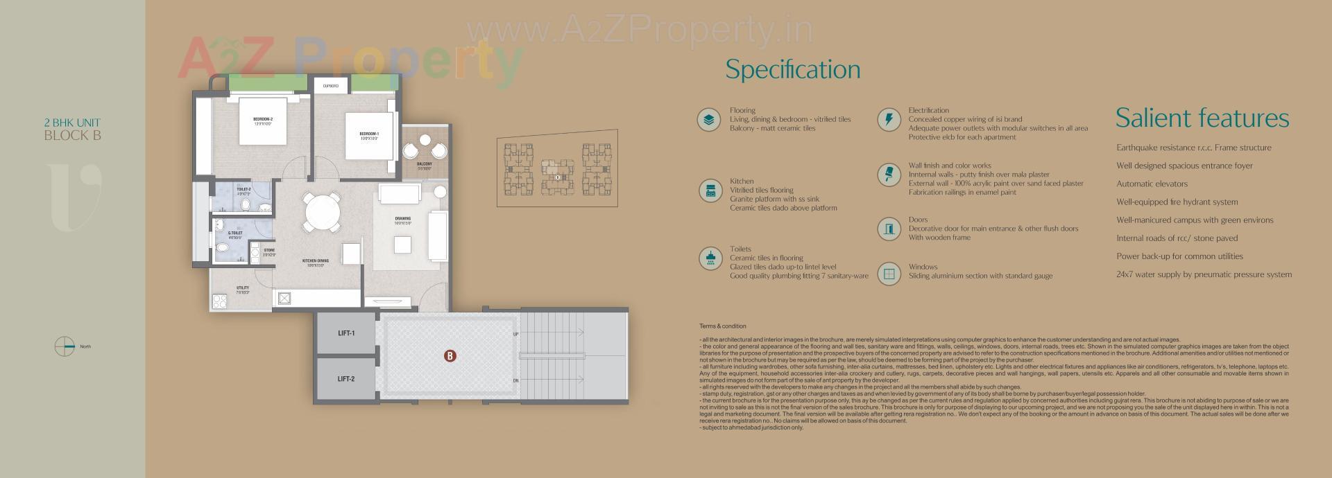 Layout of real estate project Vraj Vatika located at Vastral, Ahmedabad, Gujarat