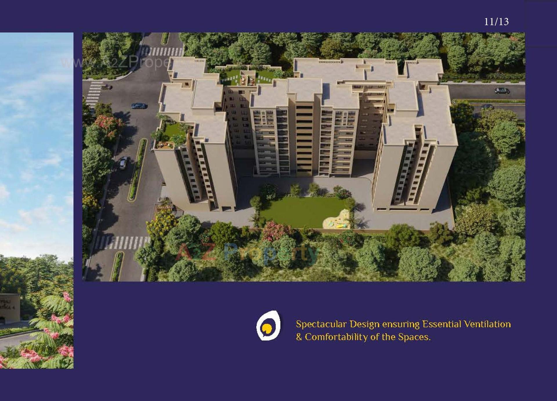 3D Elevation of real estate project Vraj Vatika located at Vastral, Ahmedabad, Gujarat