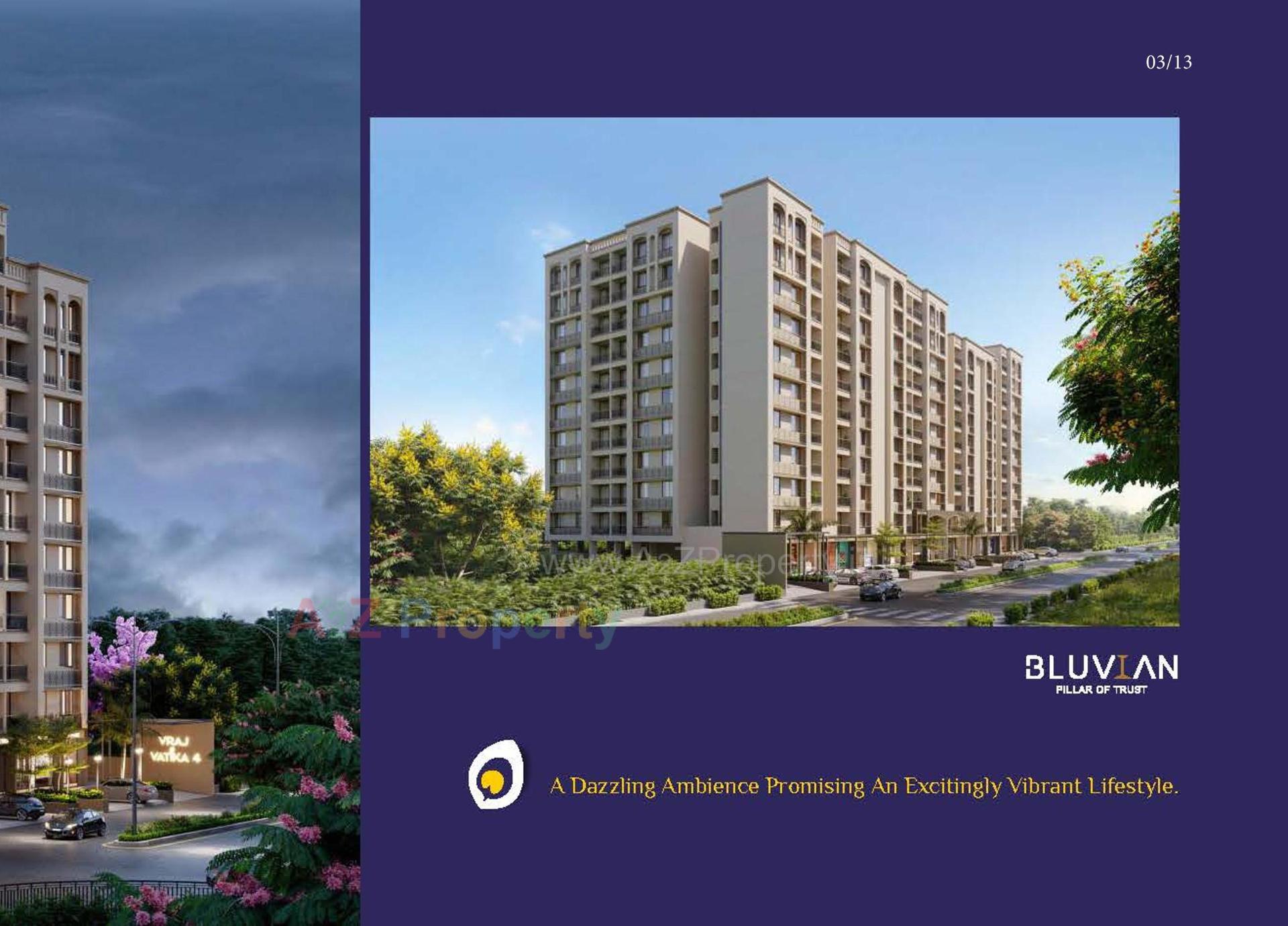 3D Elevation of real estate project Vraj Vatika located at Vastral, Ahmedabad, Gujarat