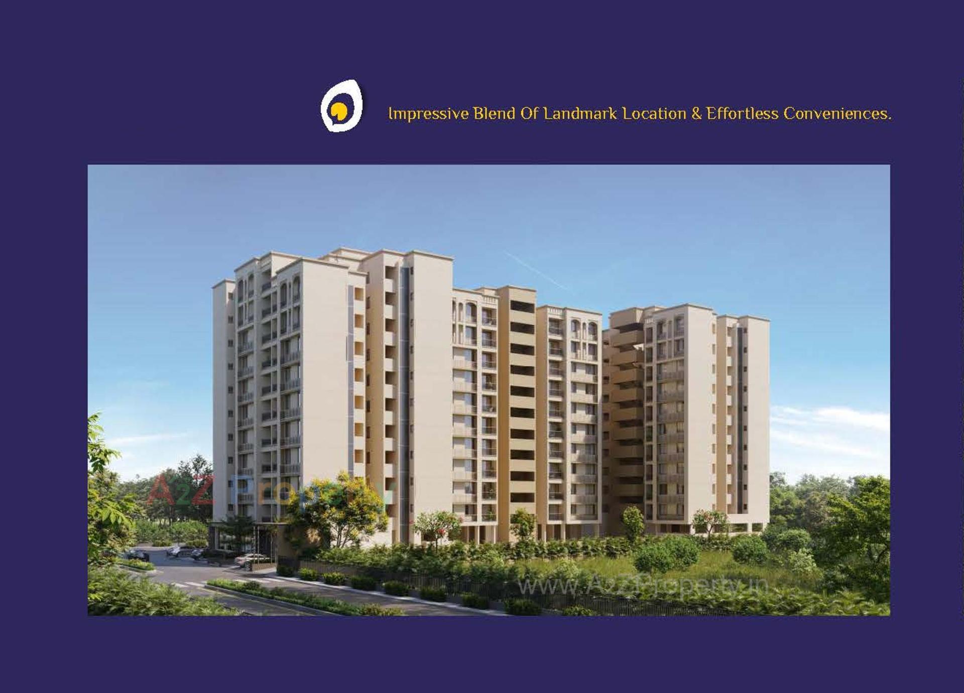 3D Elevation of real estate project Vraj Vatika located at Vastral, Ahmedabad, Gujarat