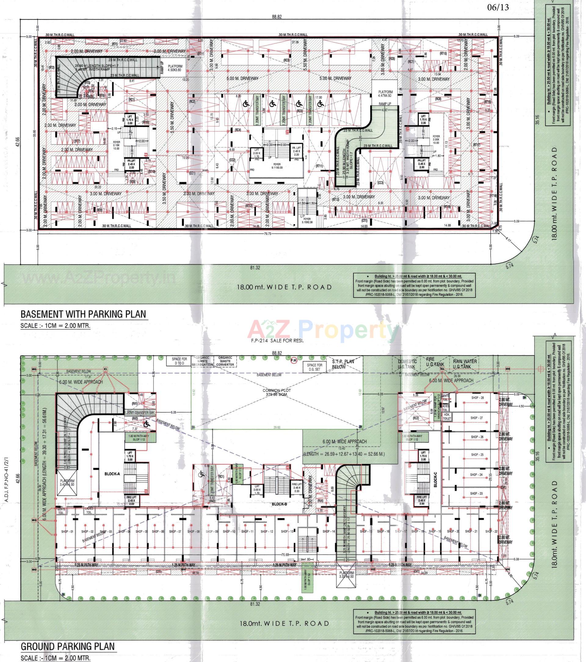 Layout of real estate project Vraj Vatika located at Vastral, Ahmedabad, Gujarat