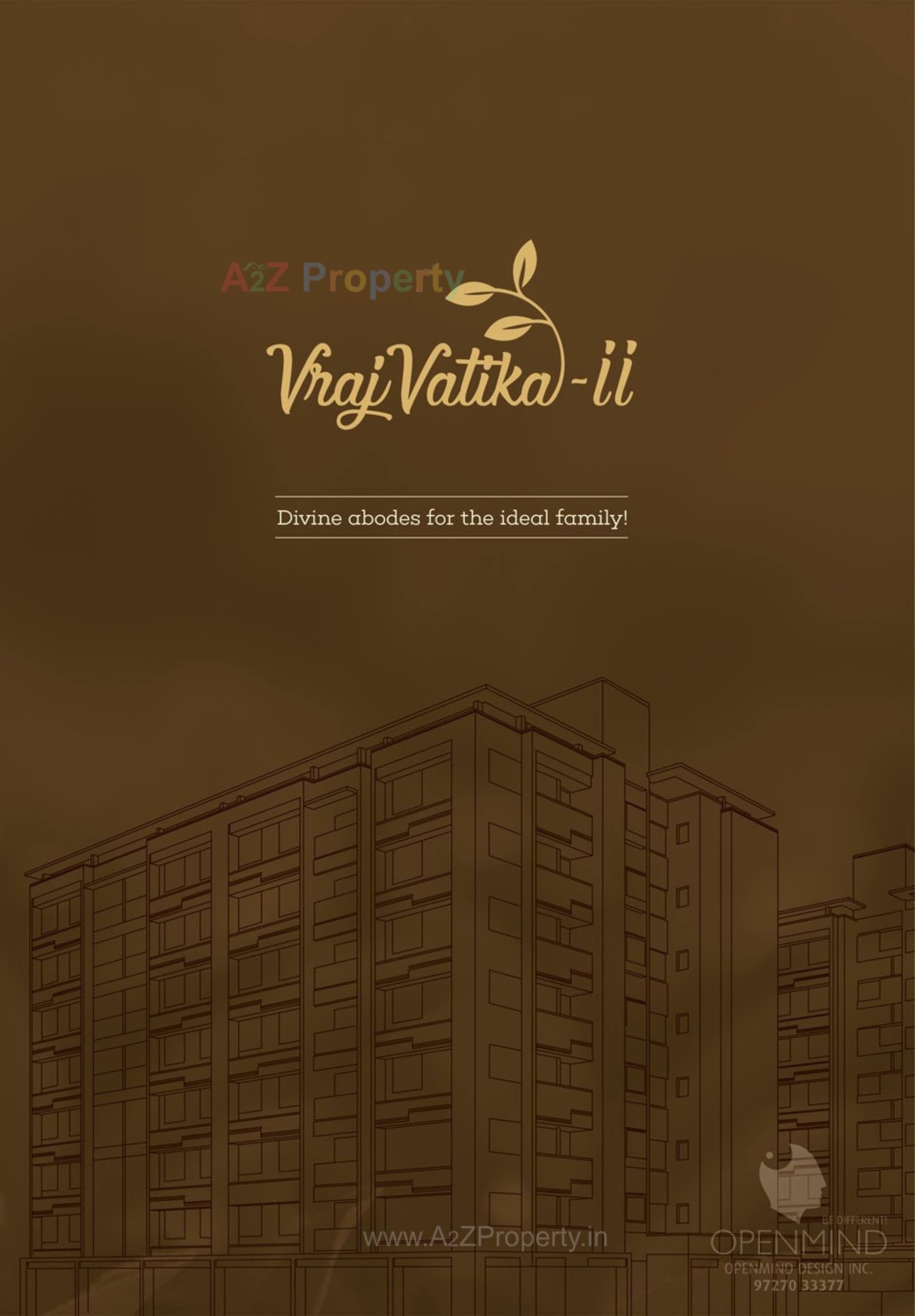 Layout of real estate project Vraj Vatika Ii located at Vastral, Ahmedabad, Gujarat