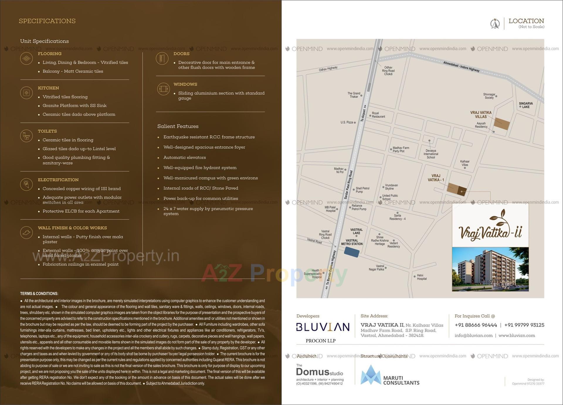  of real estate project Vraj Vatika Ii located at Vastral, Ahmedabad, Gujarat