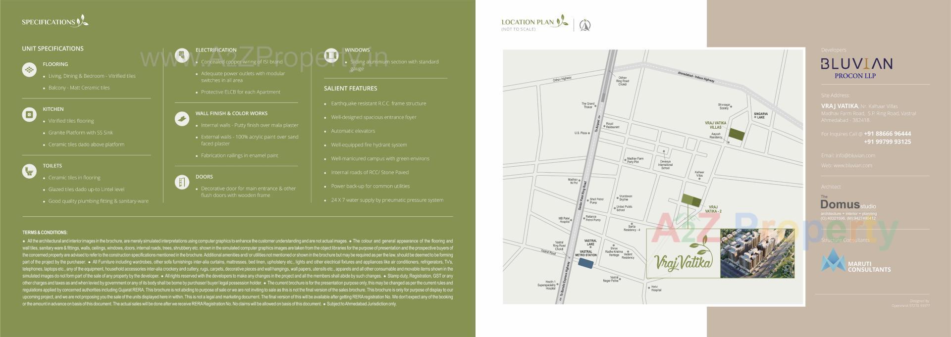  of real estate project Vraj Vatika located at Vastral, Ahmedabad, Gujarat