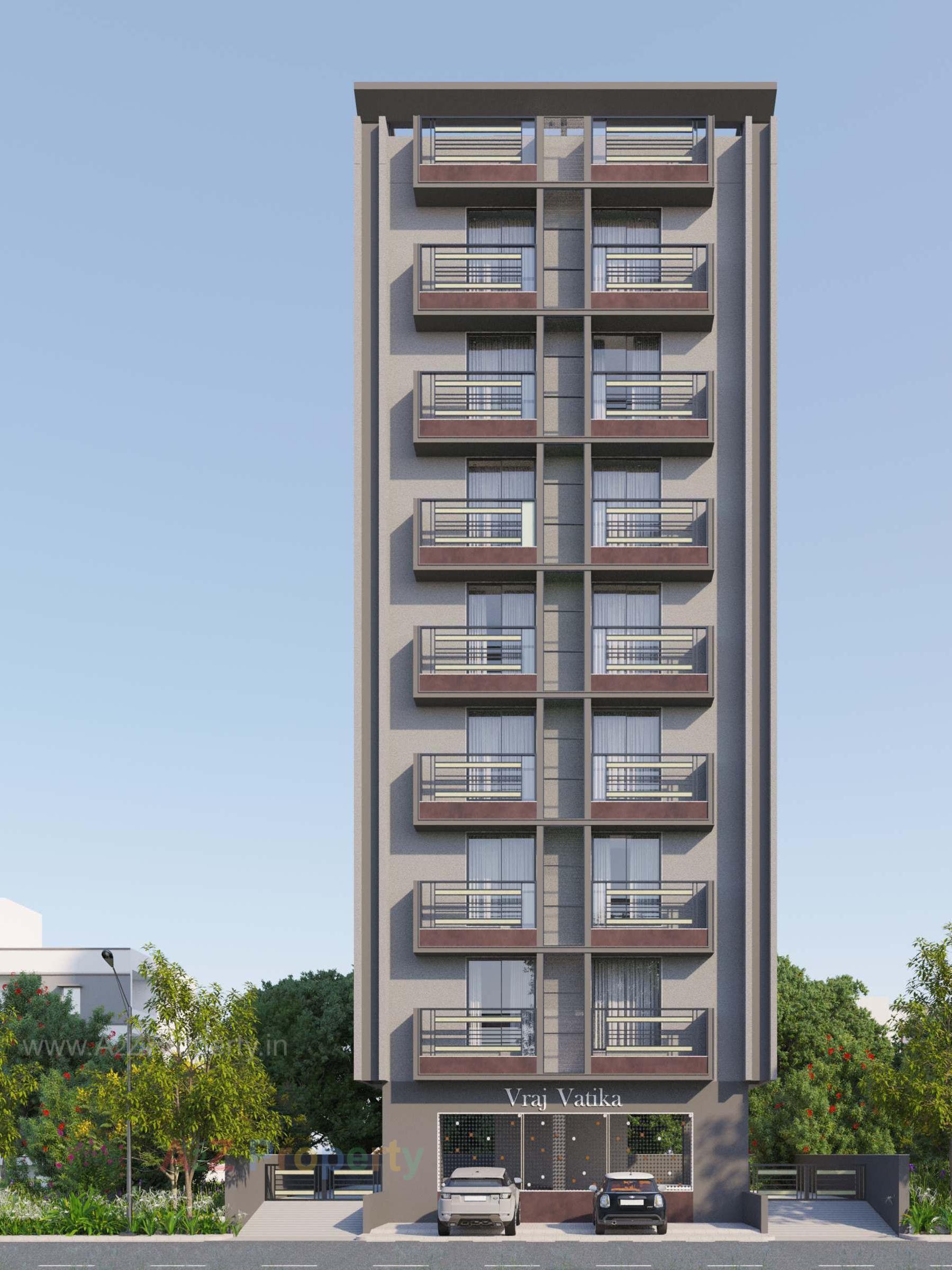 3D Elevation of real estate project Vraj Vatika located at Vatva, Ahmedabad, Gujarat