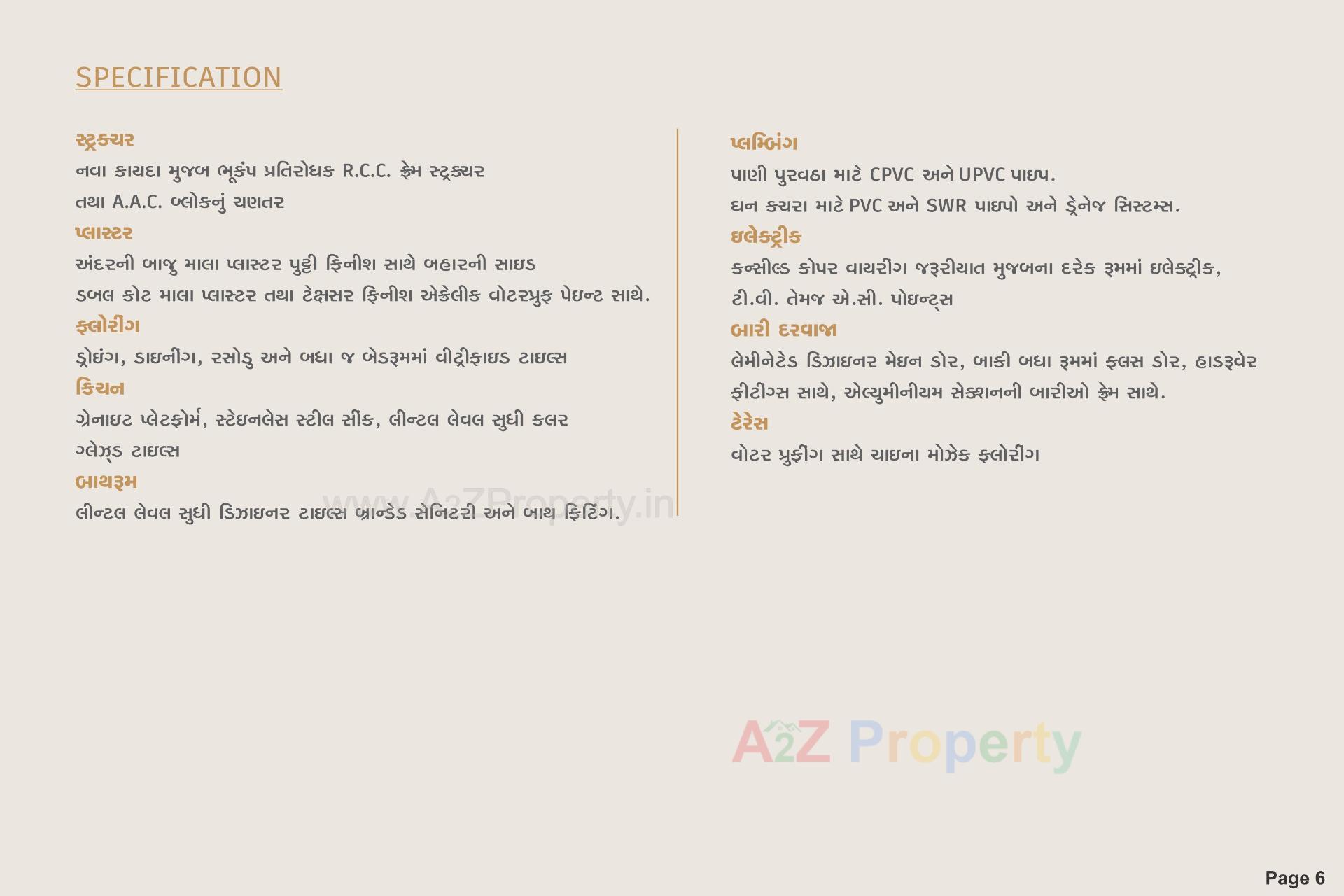  of real estate project Vraj Vatika located at Vatva, Ahmedabad, Gujarat