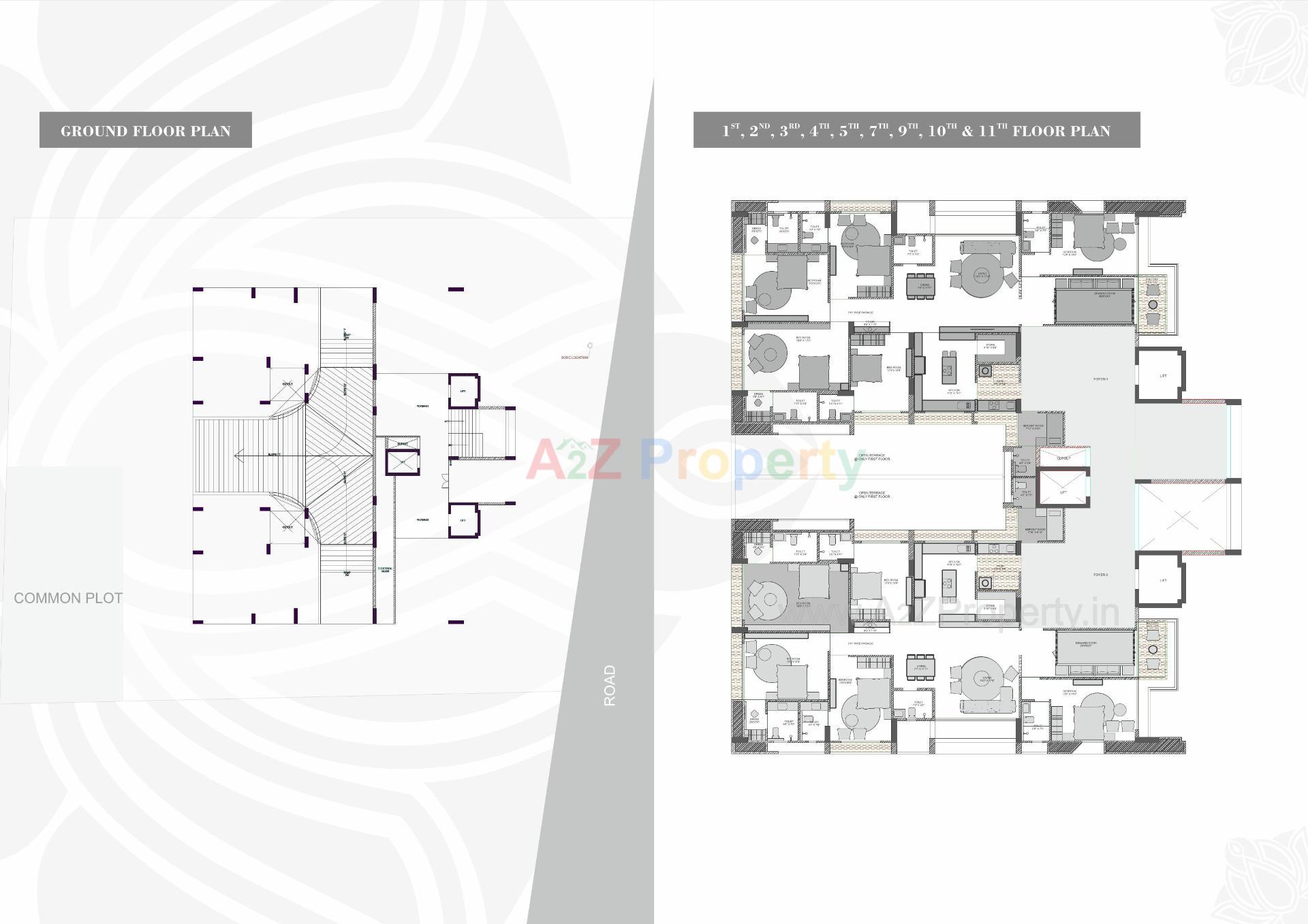 Layout of real estate project Vrajansh Divinity located at Ahmedabad, Ahmedabad, Gujarat