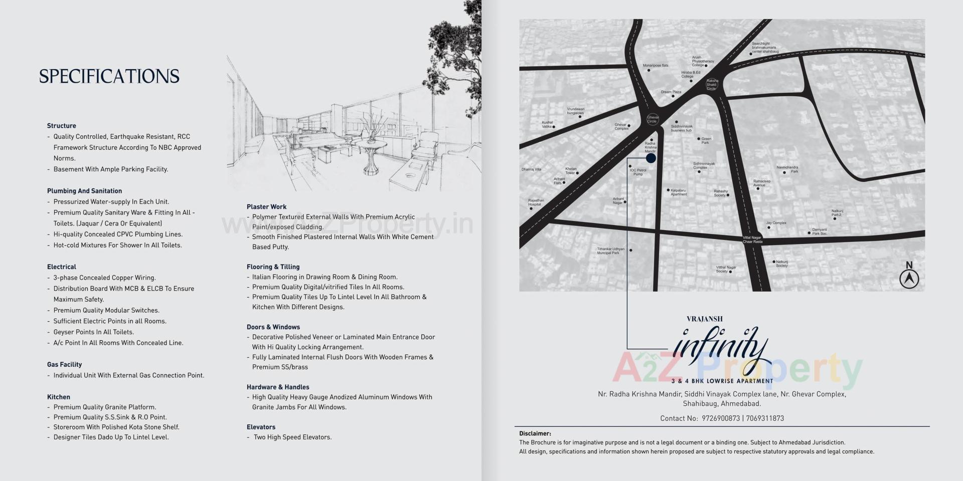  of real estate project Vrajansh Infinity located at Dariapur-kazipur, Ahmedabad, Gujarat