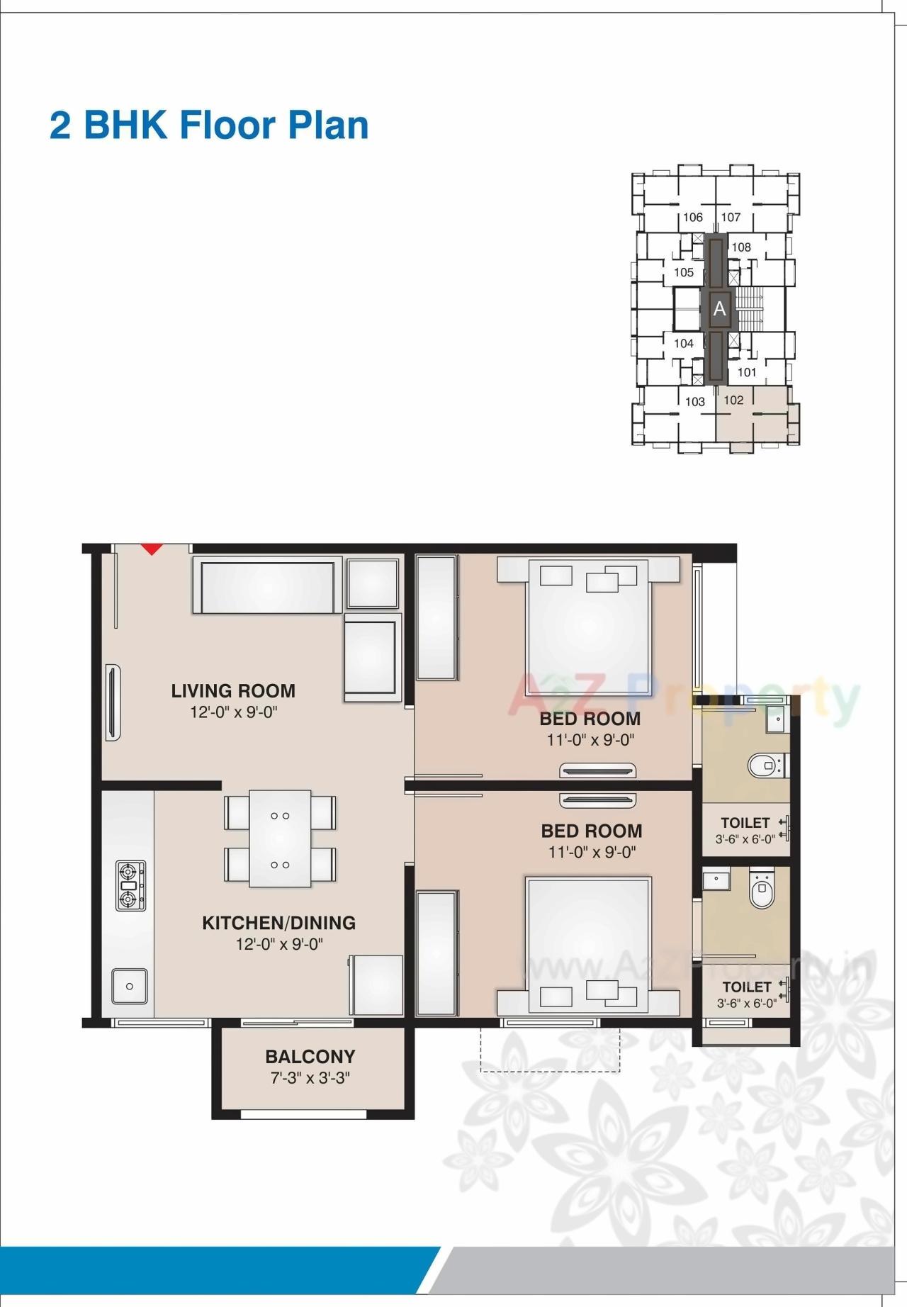 Layout of real estate project Vrajdham located at Fatehwadi, Ahmedabad, Gujarat