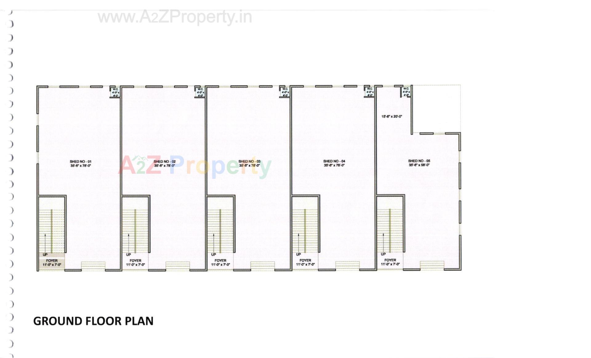 Layout of real estate project Vrunda Avenue located at Narol, Ahmedabad, Gujarat