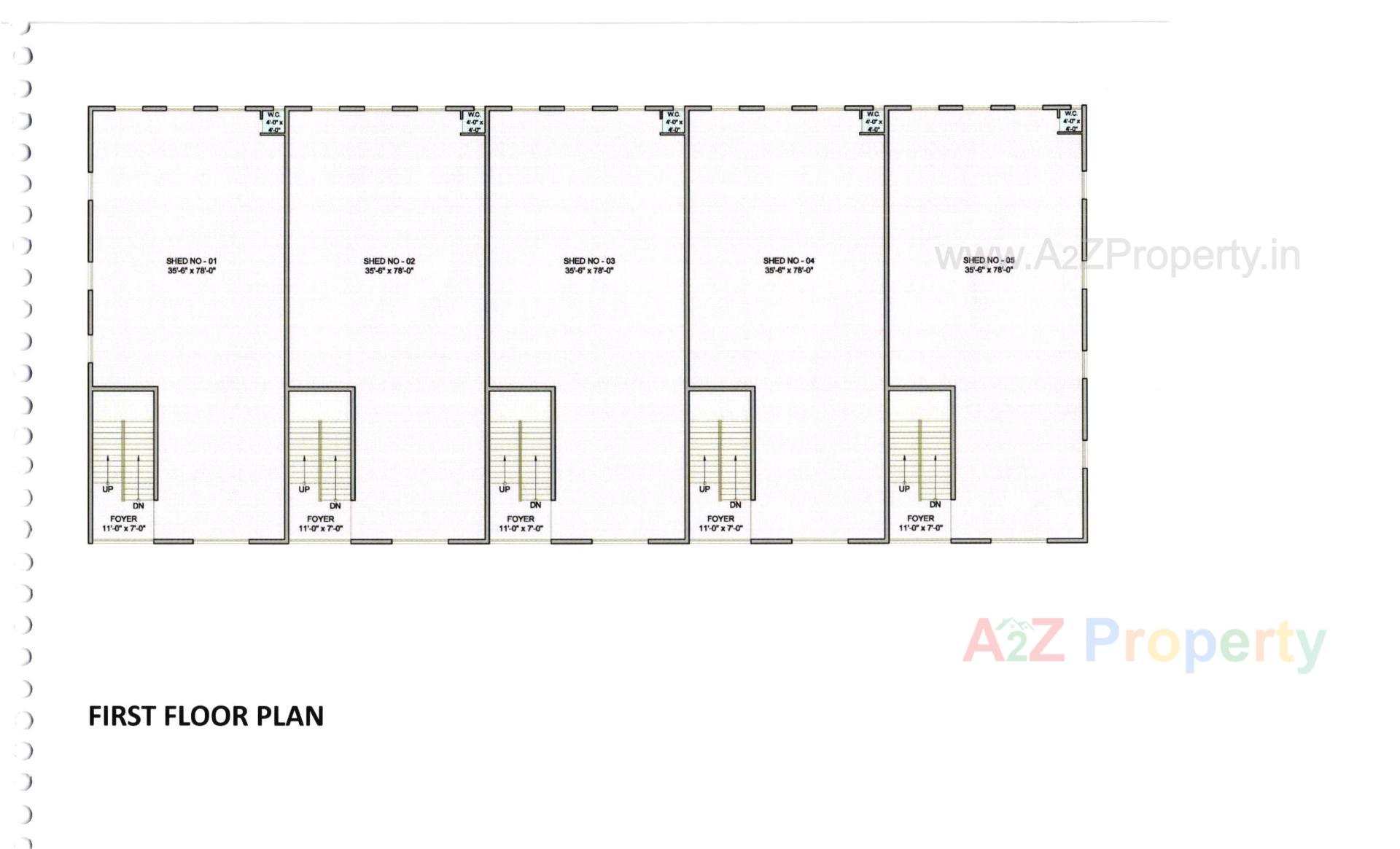 Layout of real estate project Vrunda Avenue located at Narol, Ahmedabad, Gujarat