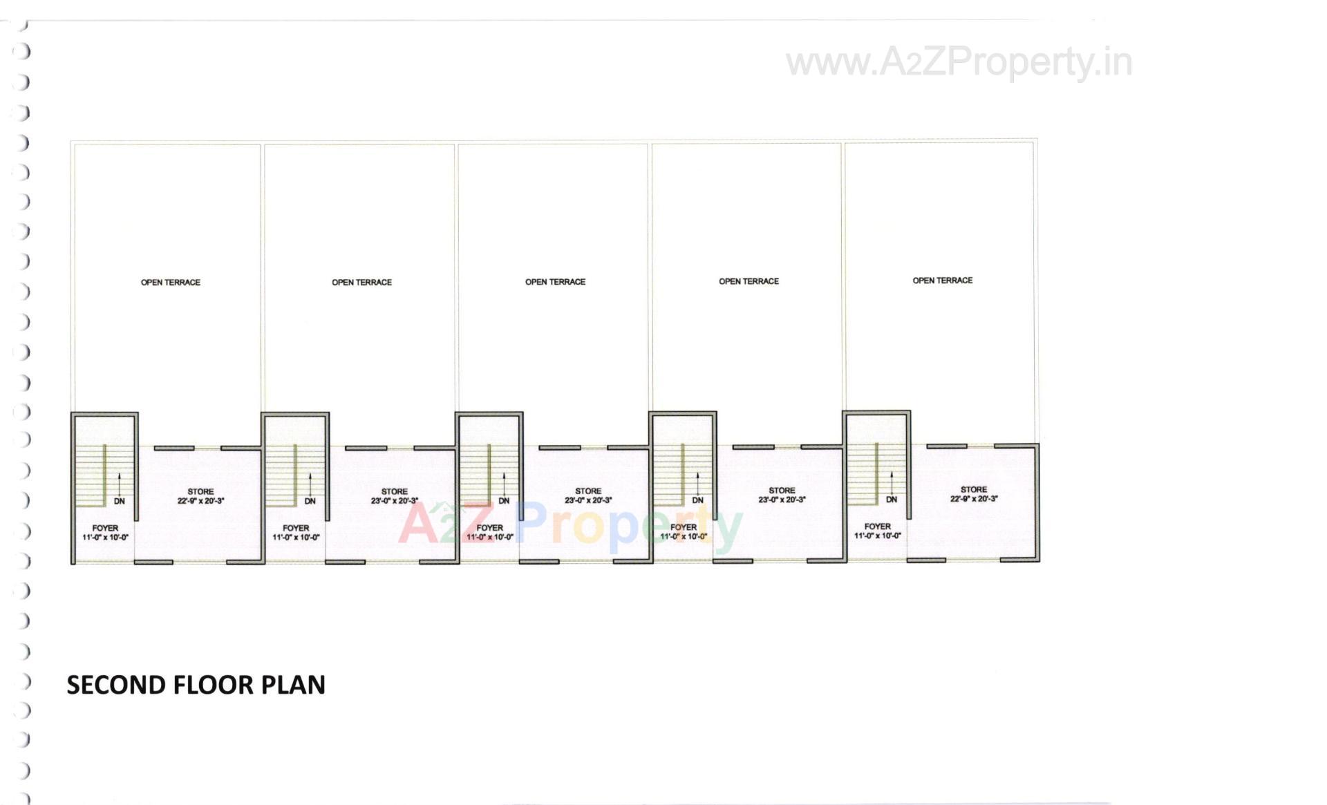 Layout of real estate project Vrunda Avenue located at Narol, Ahmedabad, Gujarat