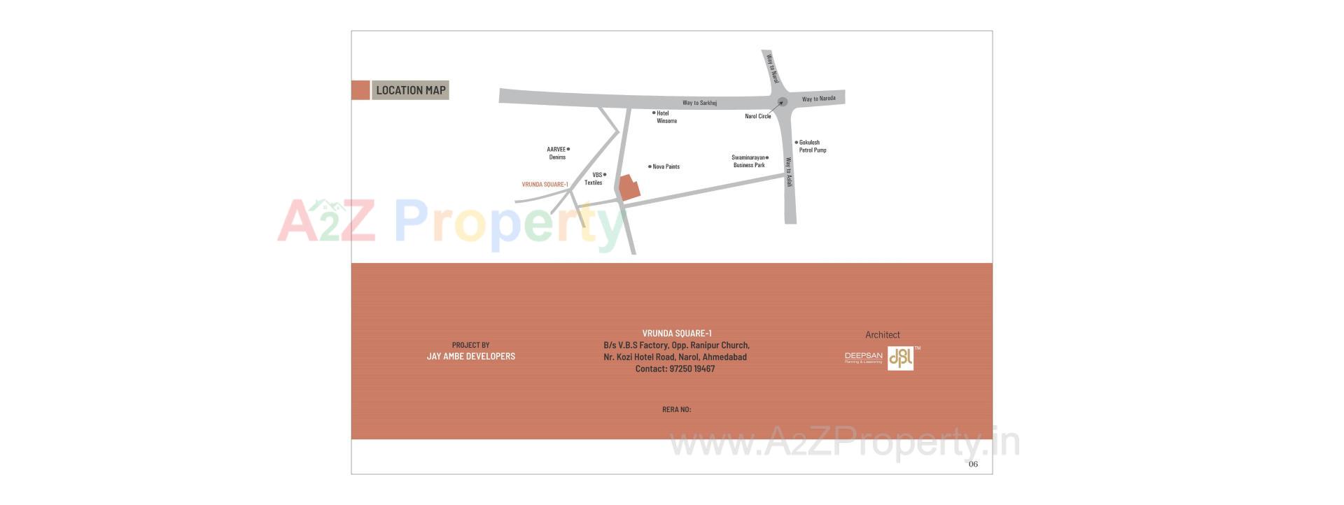  of real estate project Vrunda Square located at Narol, Ahmedabad, Gujarat