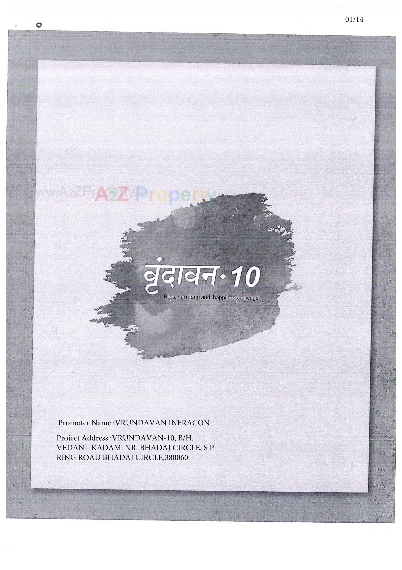  of real estate project Vrundavan 10 located at Ognaj, Ahmedabad, Gujarat