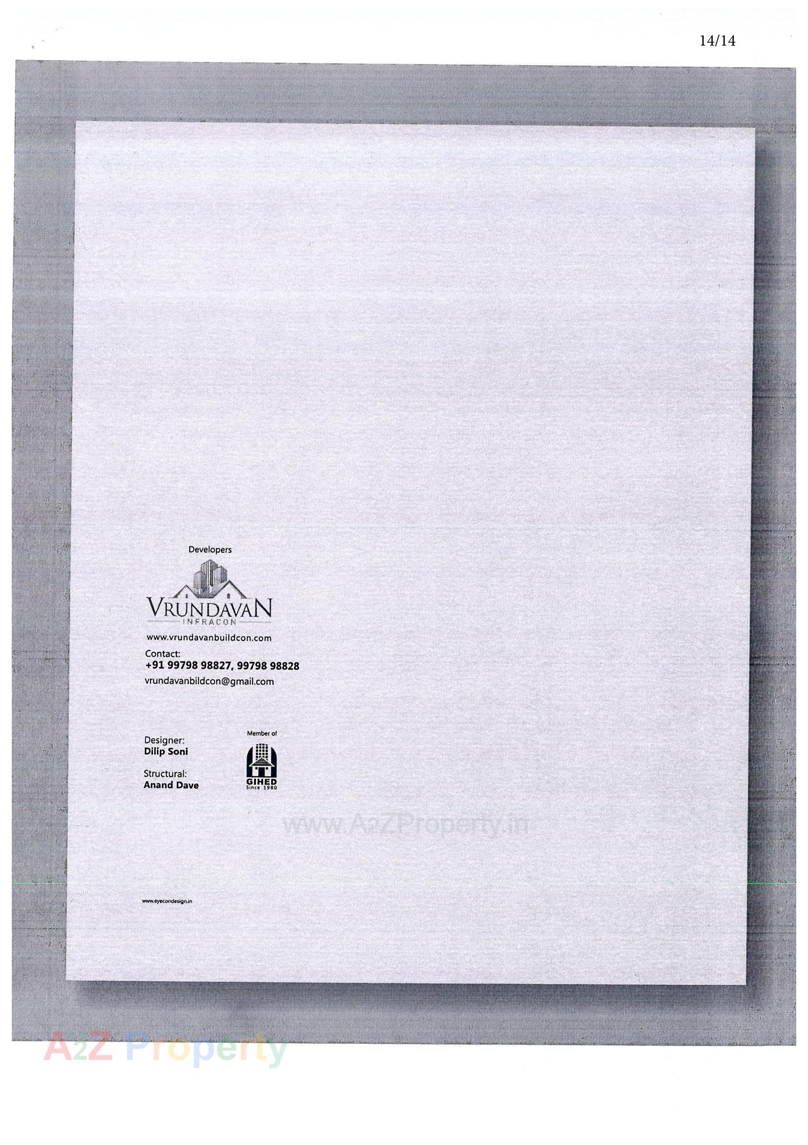  of real estate project Vrundavan 10 located at Ognaj, Ahmedabad, Gujarat