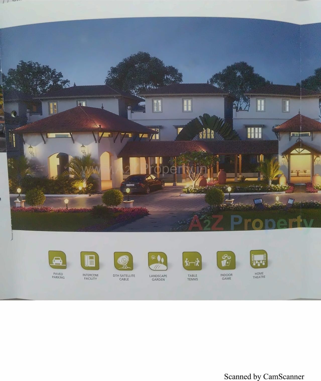 3D Elevation of real estate project Vrundavan Bunglows located at Thaltej, Ahmedabad, Gujarat