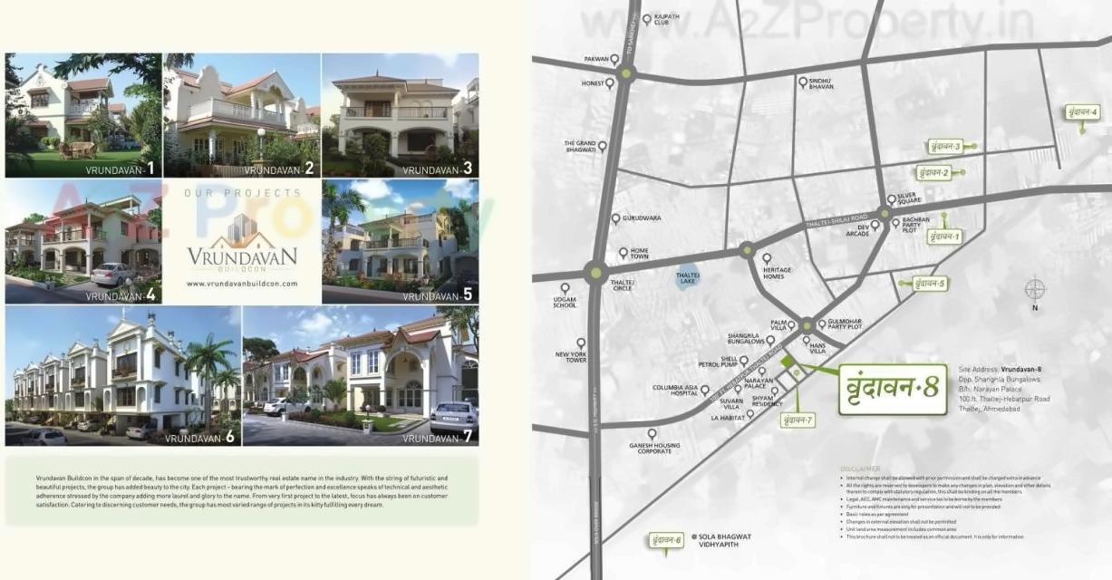  of real estate project Vrundavan Bunglows located at Thaltej, Ahmedabad, Gujarat