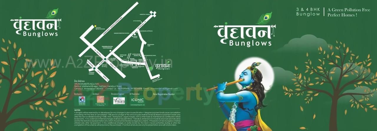  of real estate project Vrundavan Bunglows located at Geratpur, Ahmedabad, Gujarat