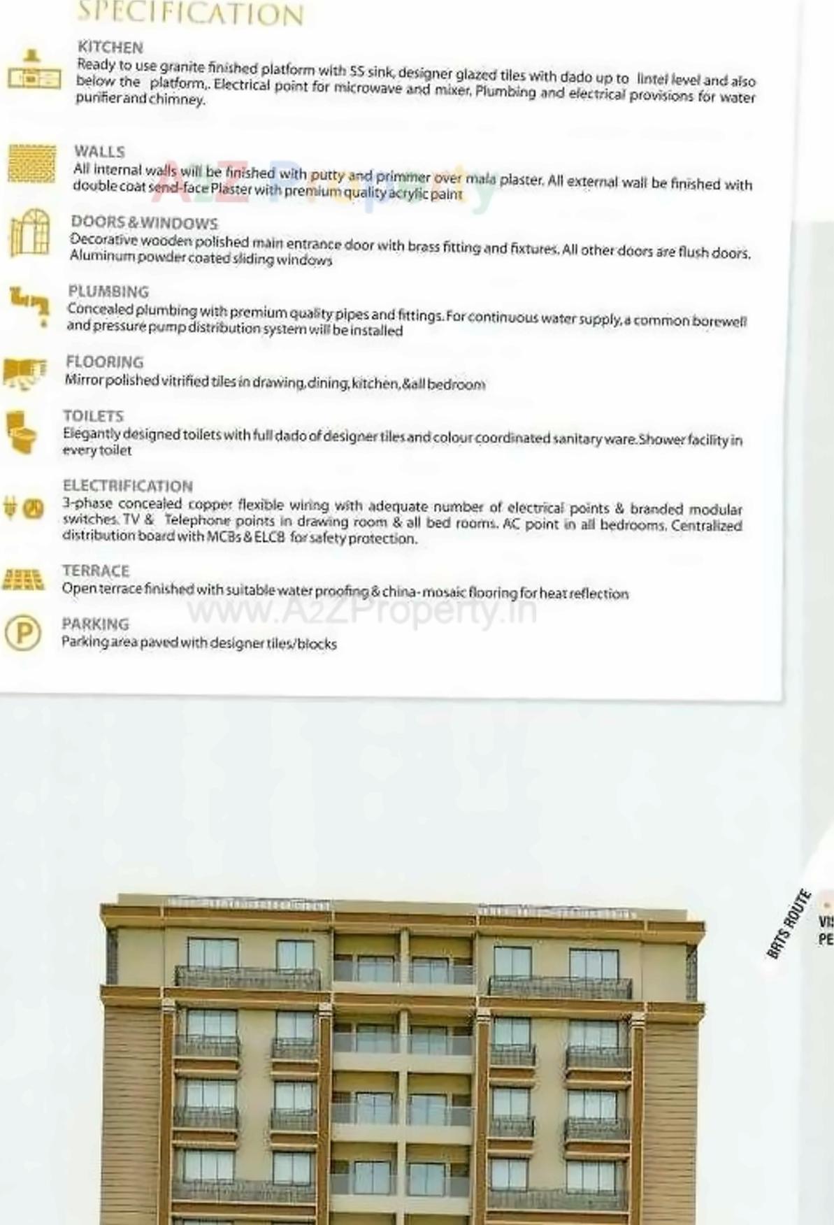  of real estate project Vrundavan Pearl located at Chandkheda, Ahmedabad, Gujarat