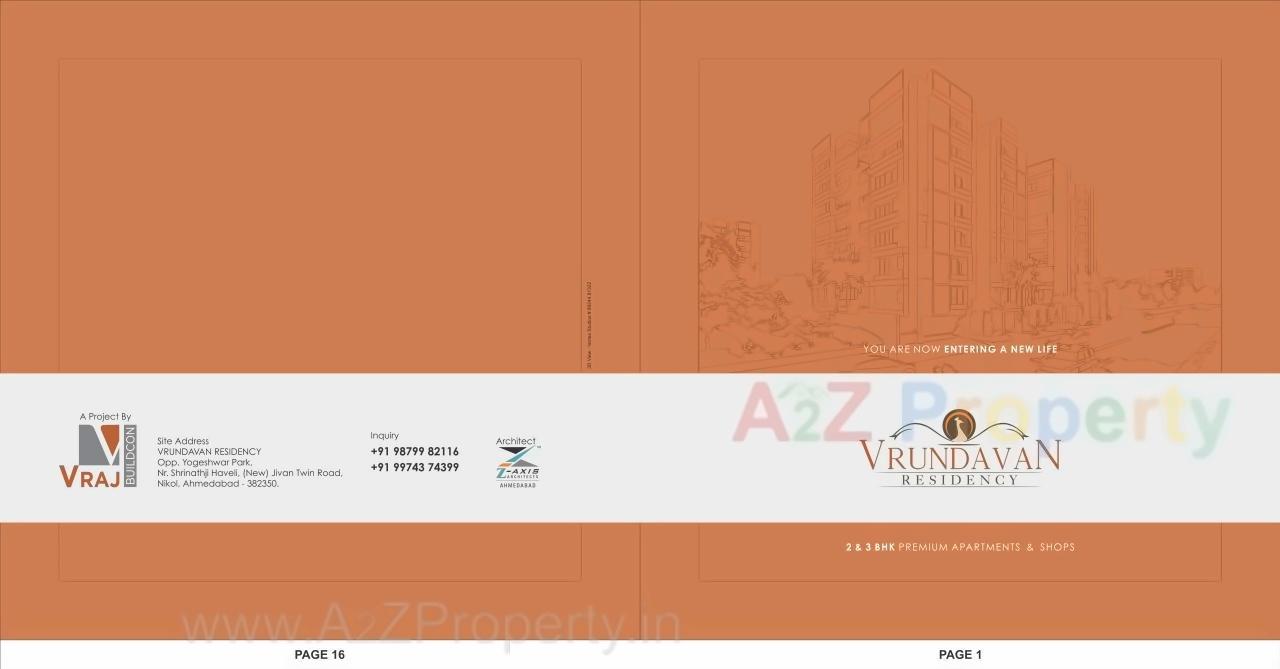  of real estate project Vrundavan Residency located at Nikol, Ahmedabad, Gujarat