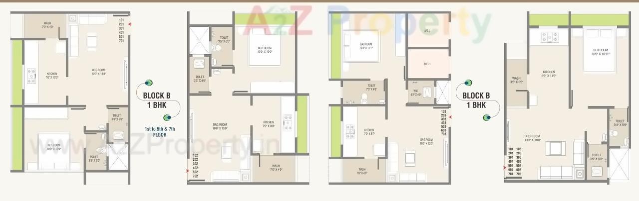 Layout of real estate project Vrundavan Residency located at Ahmedabad, Ahmedabad, Gujarat