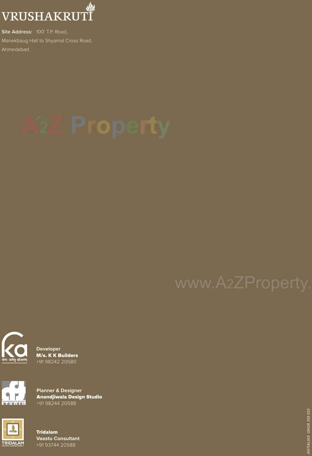  of real estate project Vrushakruti Corpspace located at Vejalpur, Ahmedabad, Gujarat