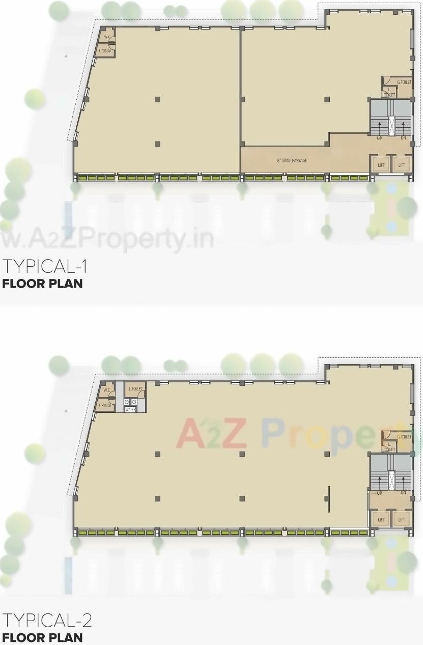 Layout of real estate project Vrushakruti Corpspace located at Vejalpur, Ahmedabad, Gujarat