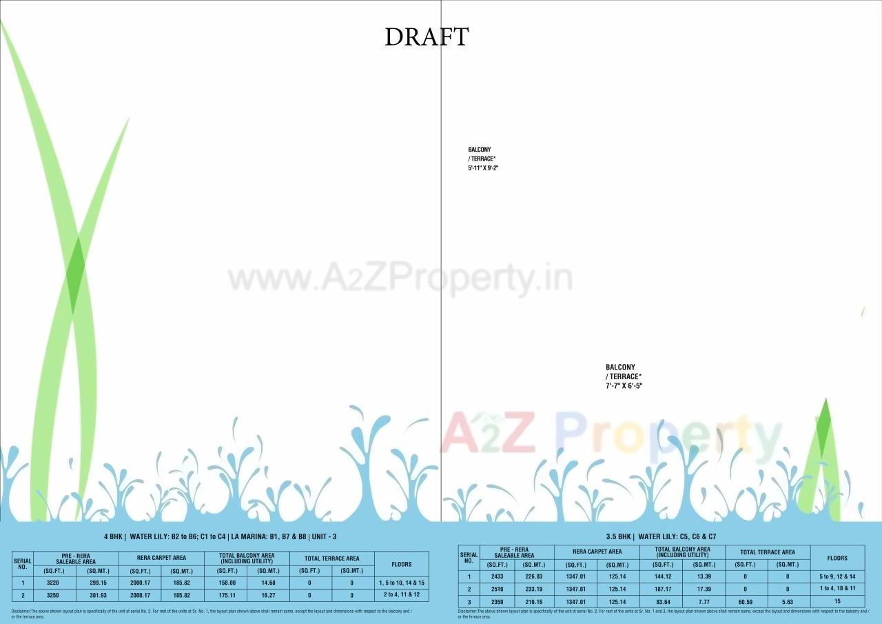 of real estate project Waterlily located at Jaspur, Ahmedabad, Gujarat