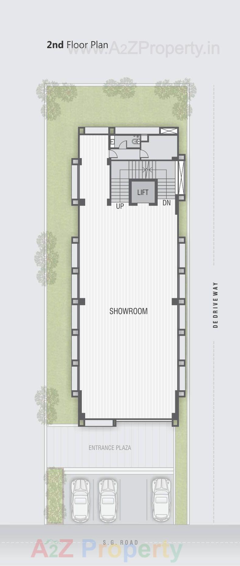 3 of real estate project West Gate ( Block C ) located at Makarba, Ahmedabad, Gujarat