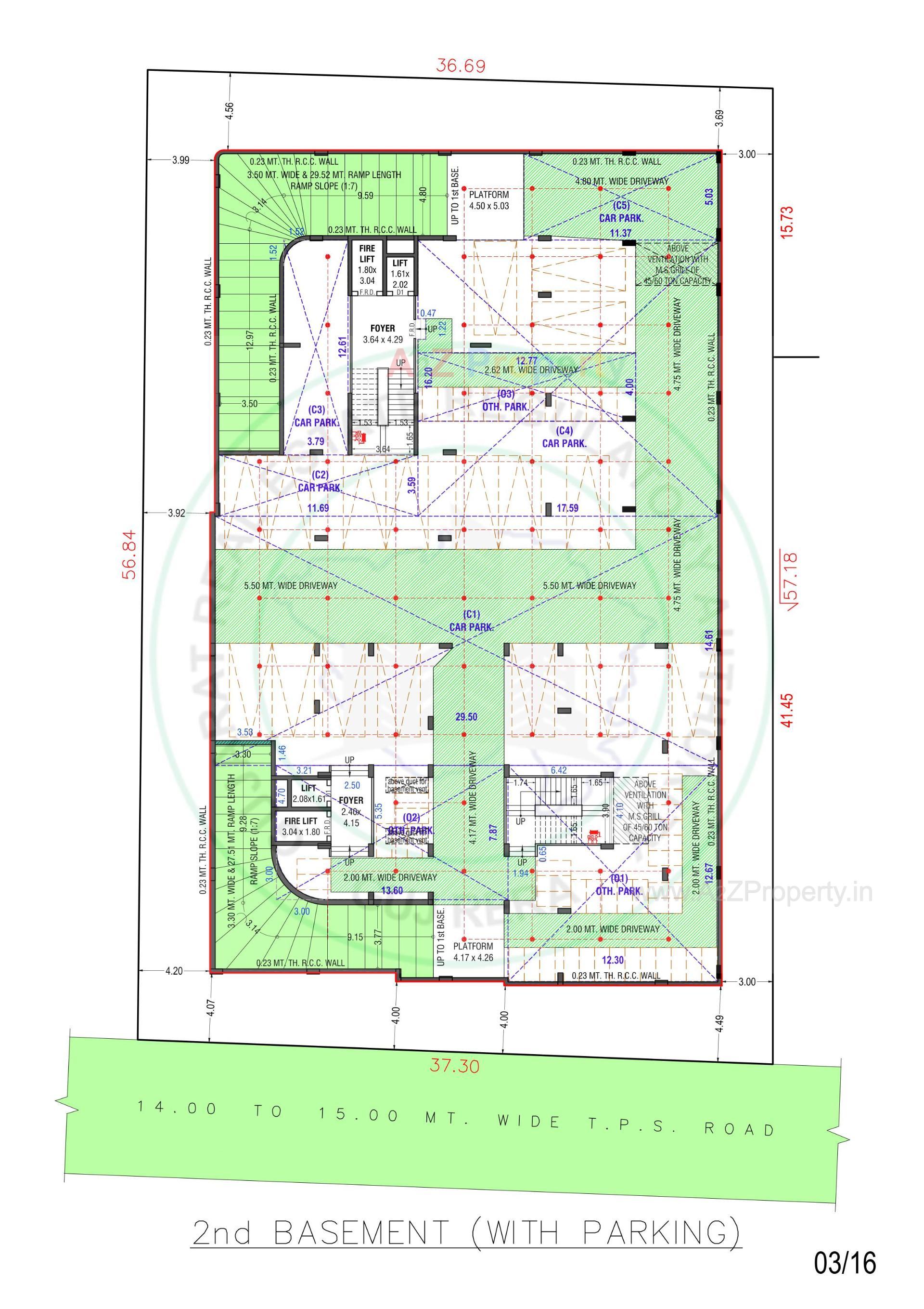 Layout of real estate project Western Greens located at Sarkhej, Ahmedabad, Gujarat