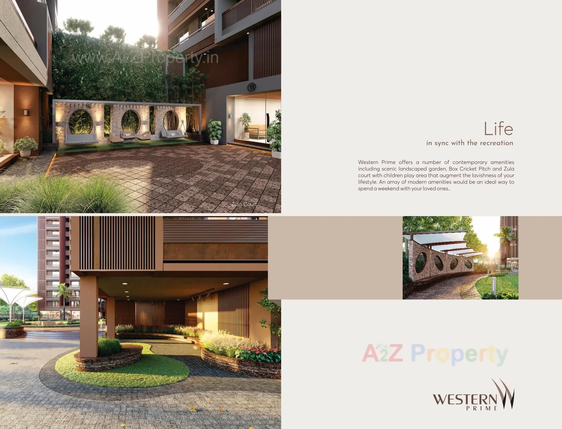 3D Elevation of real estate project Western Prime located at Ahmedabad, Ahmedabad, Gujarat