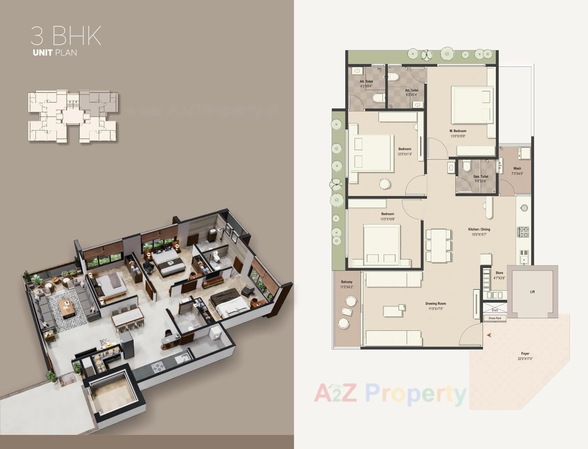 Layout of real estate project Western Prime located at Ahmedabad, Ahmedabad, Gujarat