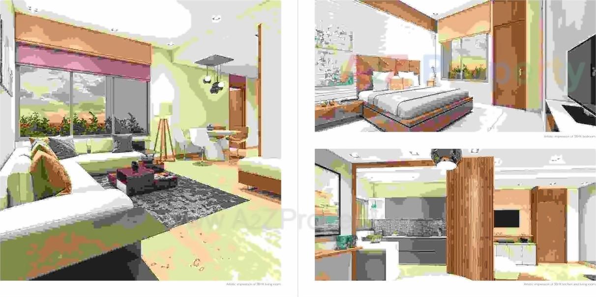 3D Elevation of real estate project Westpark located at City, Ahmedabad, Gujarat