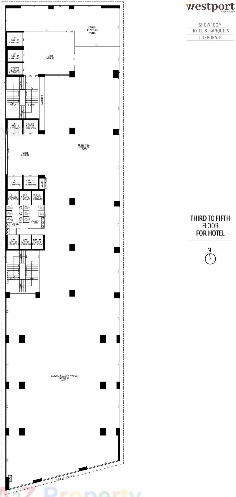 Layout of real estate project Westport located at Ahmedabad, Ahmedabad, Gujarat